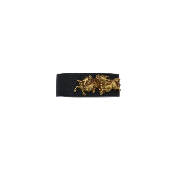 Antique Fuchi Kashira for Samurai Sword (F-46) - Image 7
