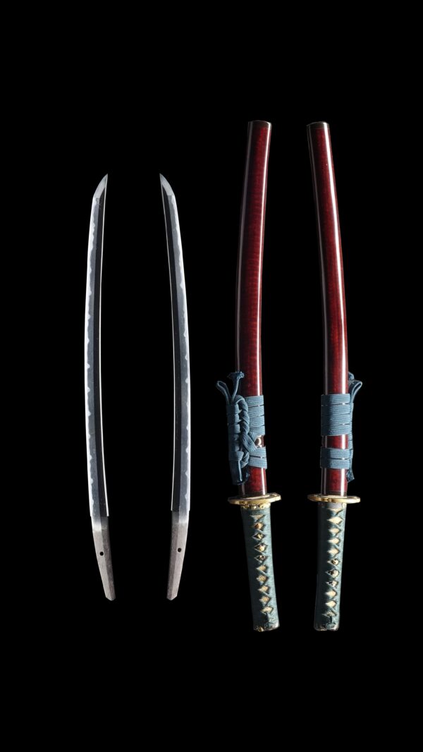 Antique Japanese Sword Daisho Signed by Kanemoto<br> NBTHK <span style="color: #ff0000;"><strong>Tokubetsu Hozon</strong></span> and <span style="color: #ff0000;">Hozon</span> Certificate - Image 15