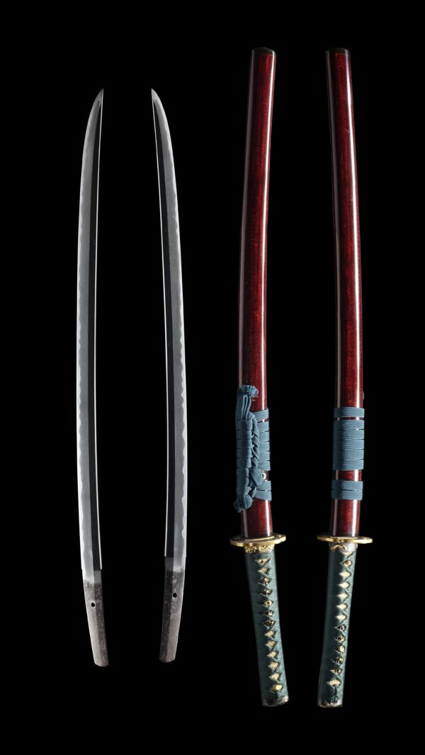 Antique Japanese Sword Daisho Signed by Kanemoto<br> NBTHK <span style="color: #ff0000;"><strong>Tokubetsu Hozon</strong></span> and <span style="color: #ff0000;">Hozon</span> Certificate - Image 13