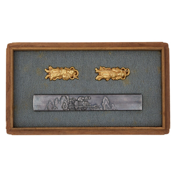 Antique Kozuka and Menuki for Samurai Sword (KM-4) - Image 4