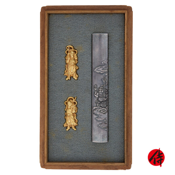 Antique Kozuka and Menuki for Samurai Sword (KM-4)