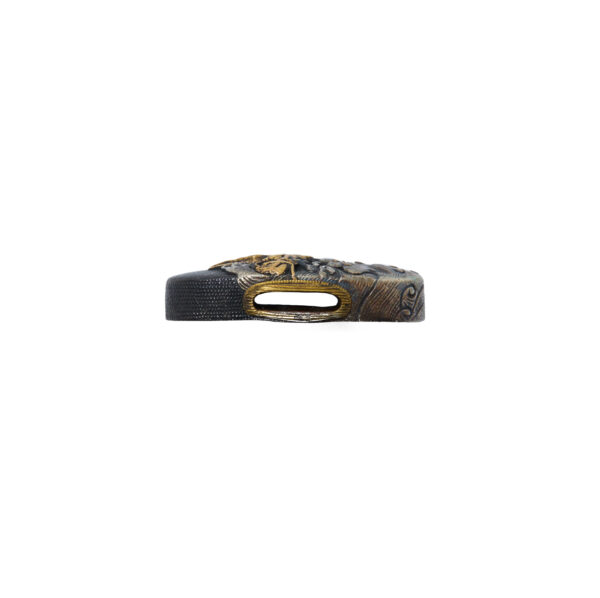 Antique Fuchi Kashira for Samurai Sword (F-43) - Image 4