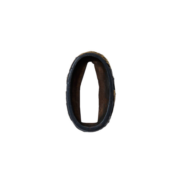 Antique Fuchi Kashira for Samurai Sword (F-43) - Image 9