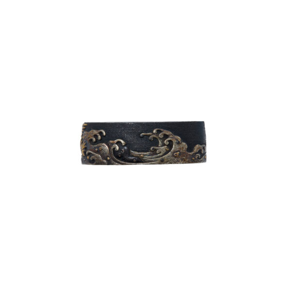 Antique Fuchi Kashira for Samurai Sword (F-43) - Image 7