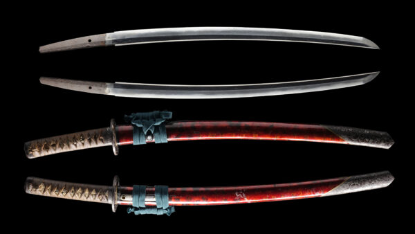 Antique Japanese Sword Wakizashi Signed by Mutsu no Kami Fujiwara Nobusada<br>NBTHK <span style="color: #ff0000;">Hozon </span>Certificate - Image 13