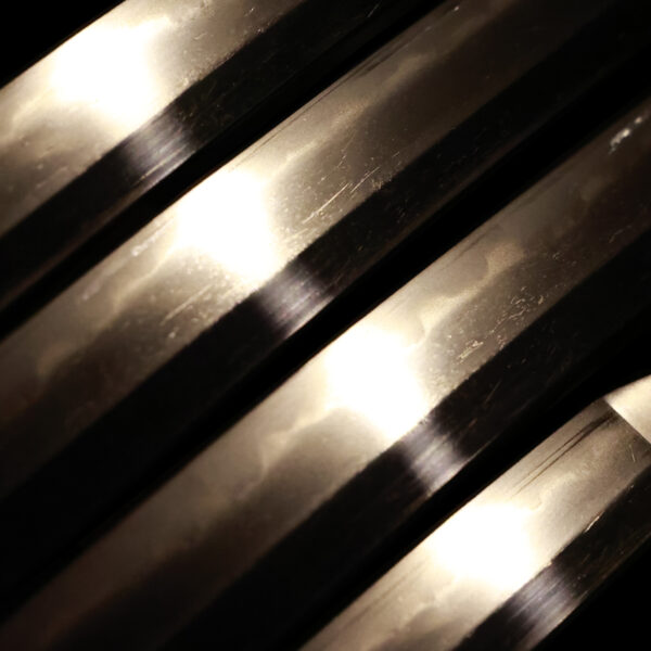 Antique Japanese Sword Wakizashi Signed by Mutsu no Kami Fujiwara Nobusada<br>NBTHK <span style="color: #ff0000;">Hozon </span>Certificate - Image 4