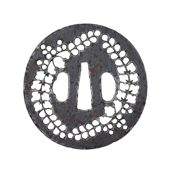 Antique Tsuba for Samurai Sword (T-746) - Image 3