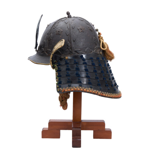 Antique Samurai Helmet <br>Mid Edo Period Rokumai Bari Kawari Kabuto with <span style="color: #ff0000;"><strong>Kicho</strong></span> Shiryo Certificate</span></strong> (KT-41) - Image 3