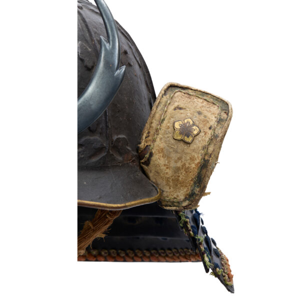 Antique Samurai Helmet <br>Mid Edo Period Rokumai Bari Kawari Kabuto with <span style="color: #ff0000;"><strong>Kicho</strong></span> Shiryo Certificate</span></strong> (KT-41) - Image 11