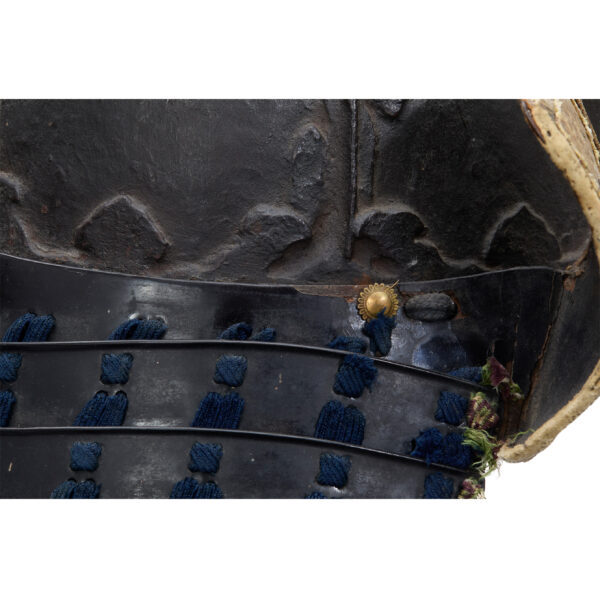 Antique Samurai Helmet <br>Mid Edo Period Rokumai Bari Kawari Kabuto with <span style="color: #ff0000;"><strong>Kicho</strong></span> Shiryo Certificate</span></strong> (KT-41) - Image 12