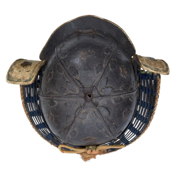 Antique Samurai Helmet <br>Mid Edo Period Rokumai Bari Kawari Kabuto with <span style="color: #ff0000;"><strong>Kicho</strong></span> Shiryo Certificate</span></strong> (KT-41) - Image 7