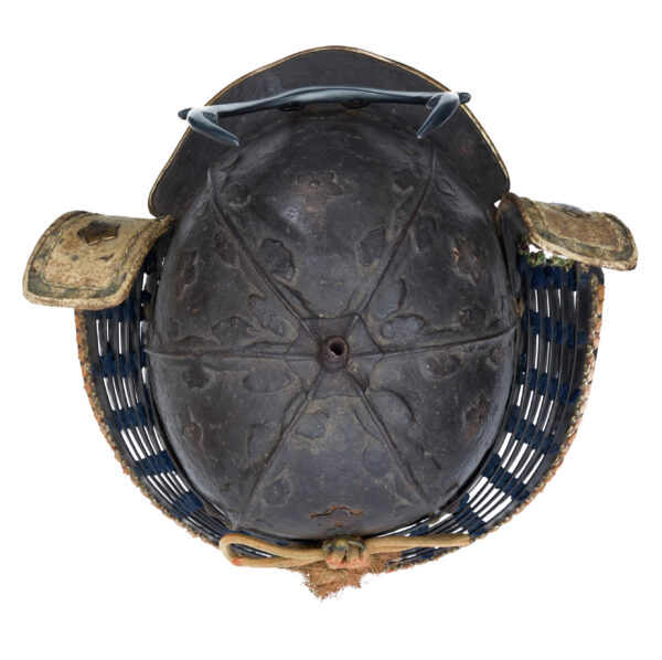 Antique Samurai Helmet <br>Mid Edo Period Rokumai Bari Kawari Kabuto with <span style="color: #ff0000;"><strong>Kicho</strong></span> Shiryo Certificate</span></strong> (KT-41) - Image 8