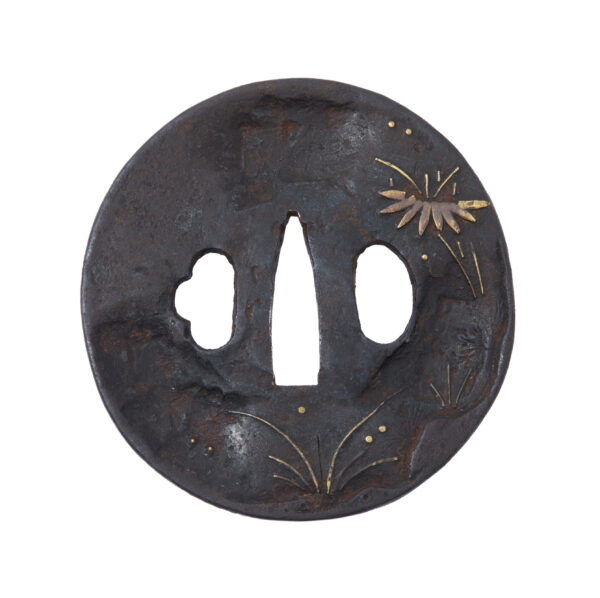 Antique Tsuba for Samurai Sword (T-760) - Image 4