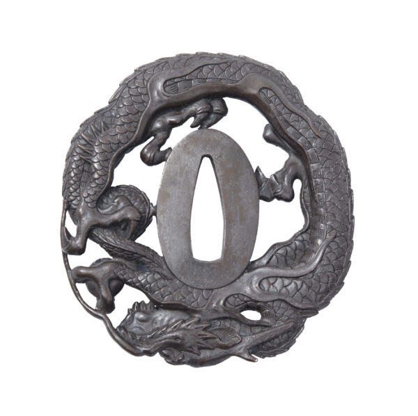 Antique Tsuba for Samurai Sword (T-762) - Image 4