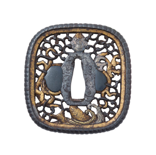 Antique Tsuba for Samurai Sword (T-763) - Image 3