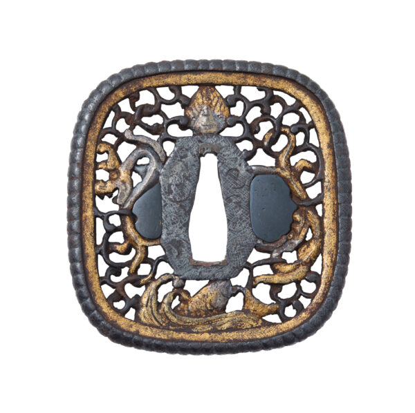 Antique Tsuba for Samurai Sword (T-763) - Image 4