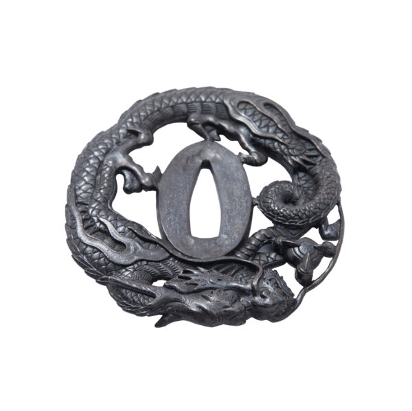 Antique Tsuba for Samurai Sword (T-762) - Image 5