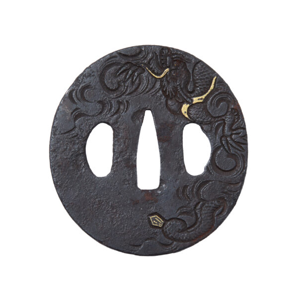 Antique Tsuba for Samurai Sword (T-764) - Image 3