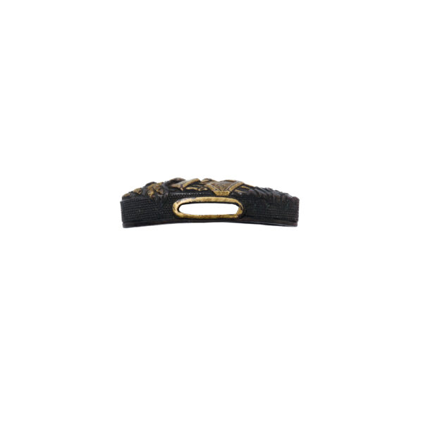Antique Fuchi Kashira for Samurai Sword (F-45) - Image 5
