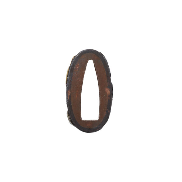 Antique Fuchi Kashira for Samurai Sword (F-45) - Image 8