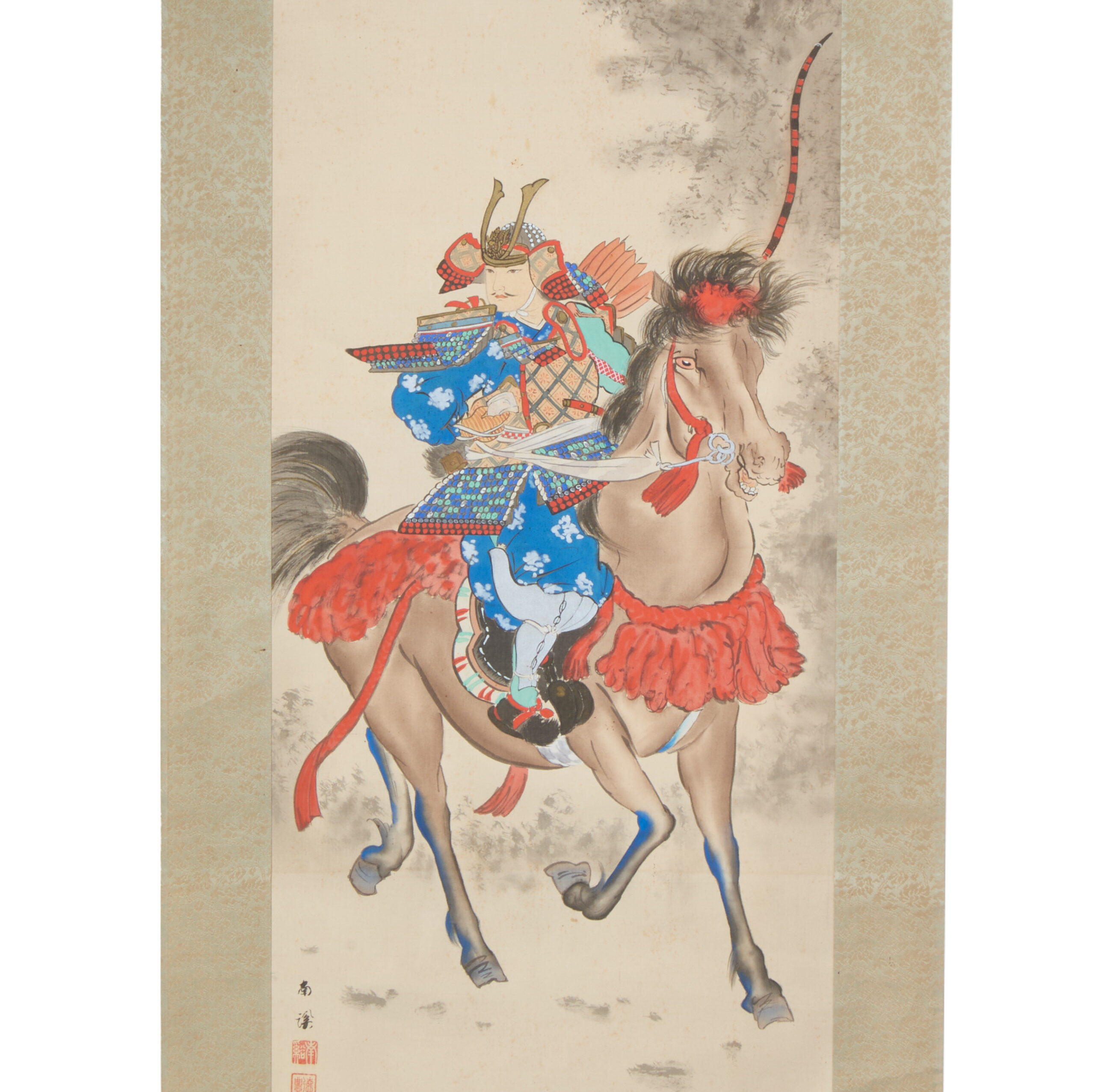 Antique Japanese hanging scroll (Kakejiku-27) | Samurai