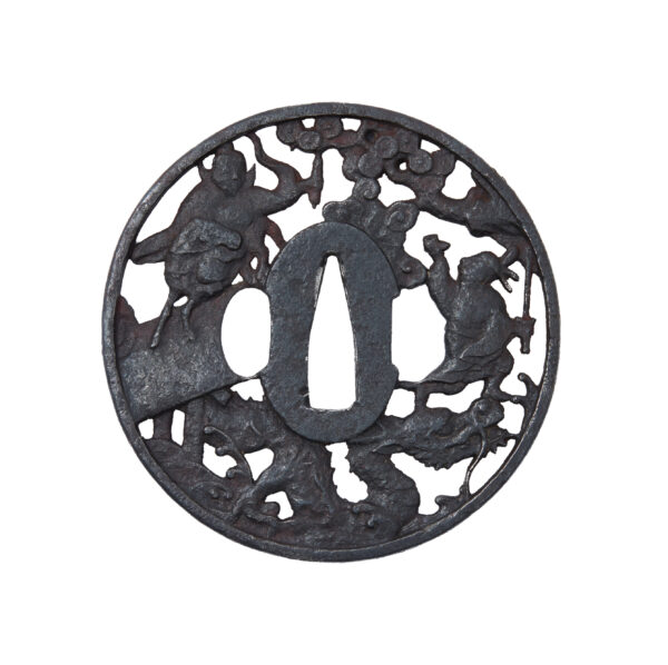 Antique Tsuba for Samurai Sword (T-769) - Image 3