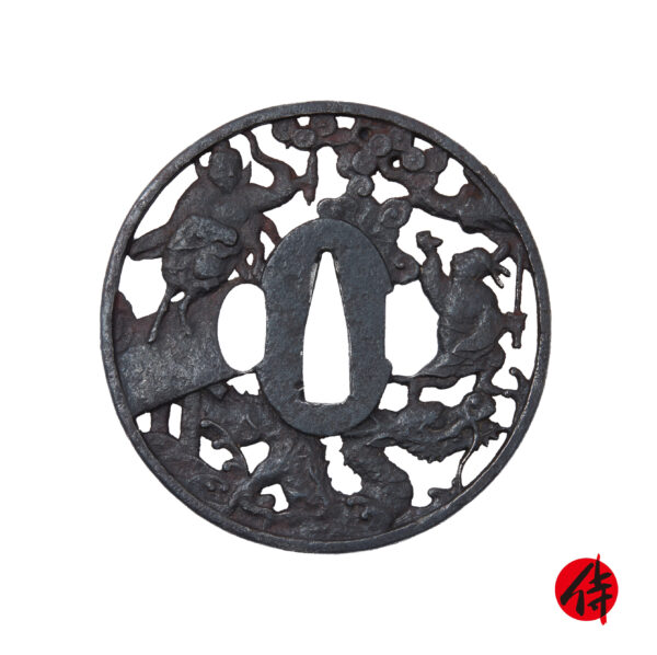 Antique Tsuba for Samurai Sword (T-769)