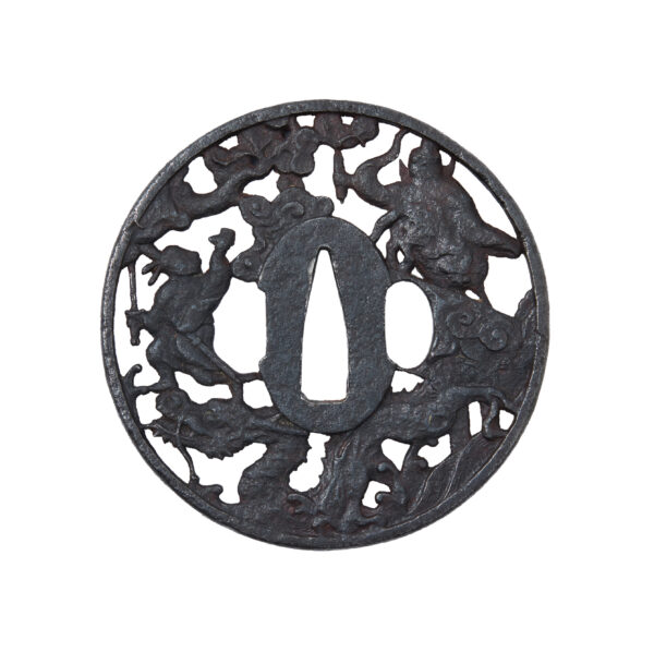Antique Tsuba for Samurai Sword (T-769) - Image 4