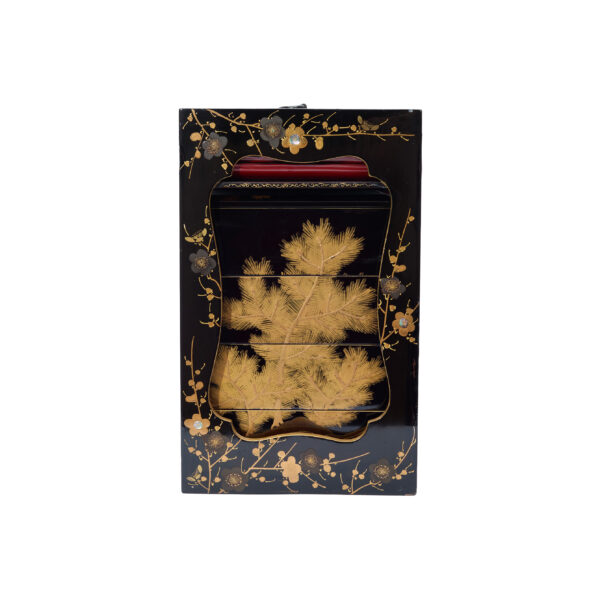 Antique Japanese Lacquer Box<br> (Bento-07) - Image 7