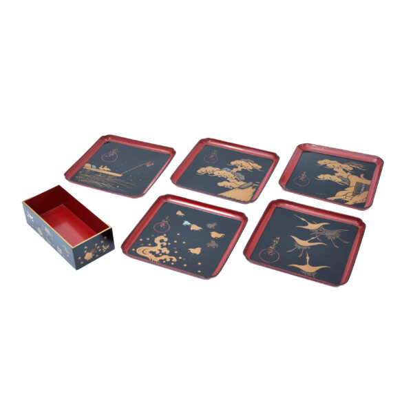 Antique Japanese Lacquer Box<br> (Bento-07) - Image 10