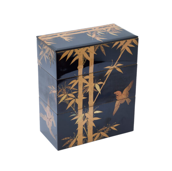 Antique Japanese Lacquer Box<br> (Bento-07) - Image 6