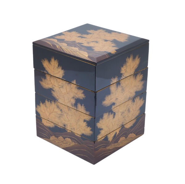 Antique Japanese Lacquer Box<br> (Bento-07) - Image 5