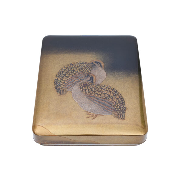 Japanese lacquer box Set<br>-Makie Bunko and Suzuribako<br>Akikusa Zu (Bunko-Suzuri-set 01) - Image 12