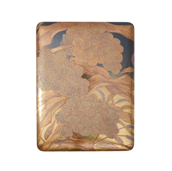 Japanese lacquer box Set<br>-Makie Bunko and Suzuribako<br>Akikusa Zu (Bunko-Suzuri-set 01) - Image 2