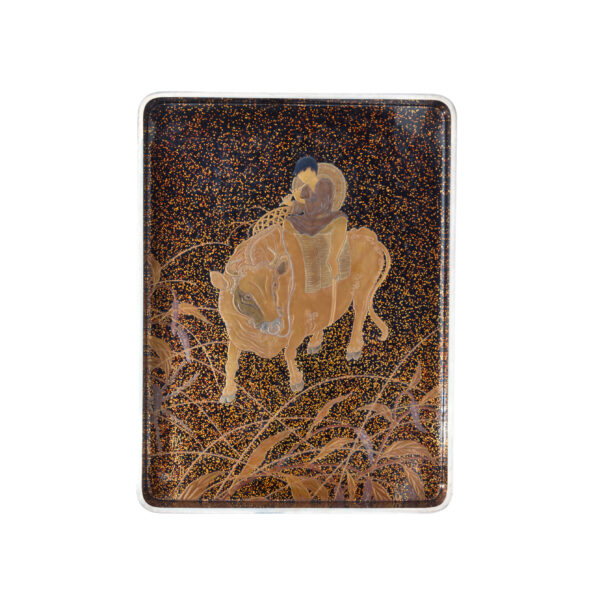 Japanese lacquer box Set<br>-Makie Bunko and Suzuribako<br>Akikusa Zu (Bunko-Suzuri-set 01) - Image 9