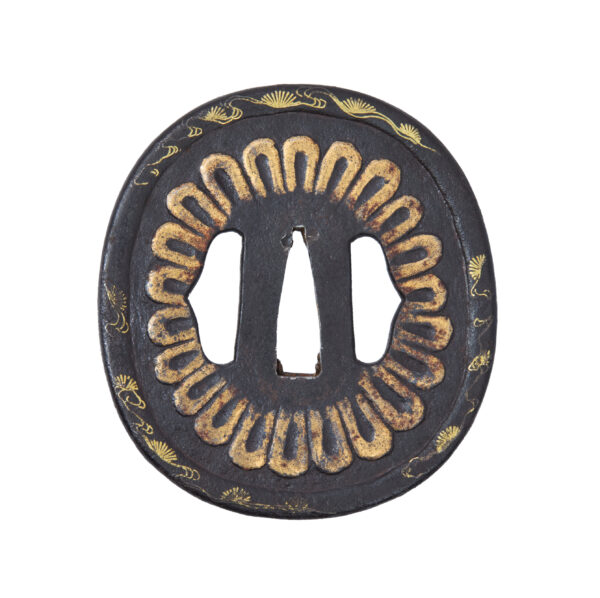Antique Tsuba for Samurai Sword (T-784) - Image 4