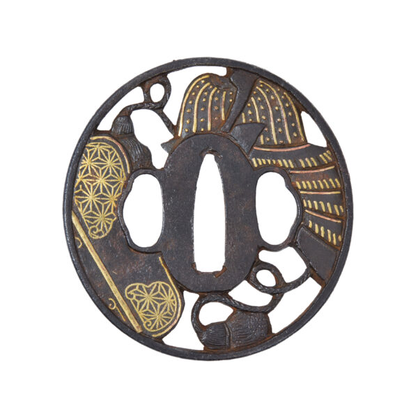 Antique Tsuba for Samurai Sword (T-786) - Image 3
