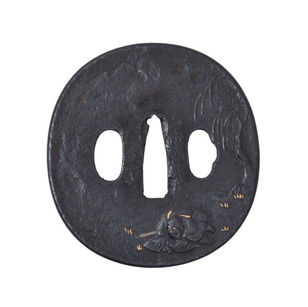 Antique Tsuba for Samurai Sword (T-788) - Image 3