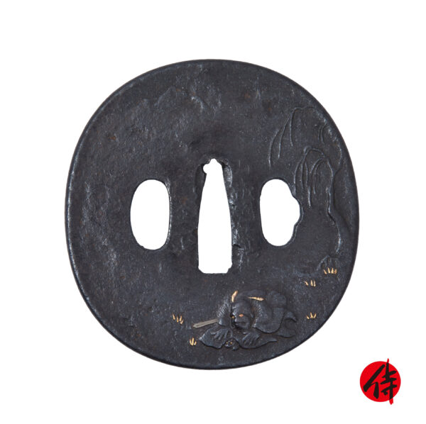 Antique Tsuba for Samurai Sword (T-788)