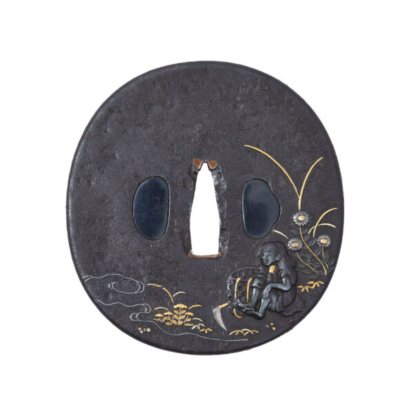 Antique Tsuba for Samurai Sword (T-789) - Image 3