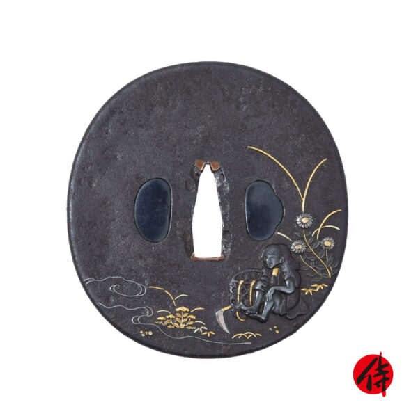 Antique Tsuba for Samurai Sword (T-789)