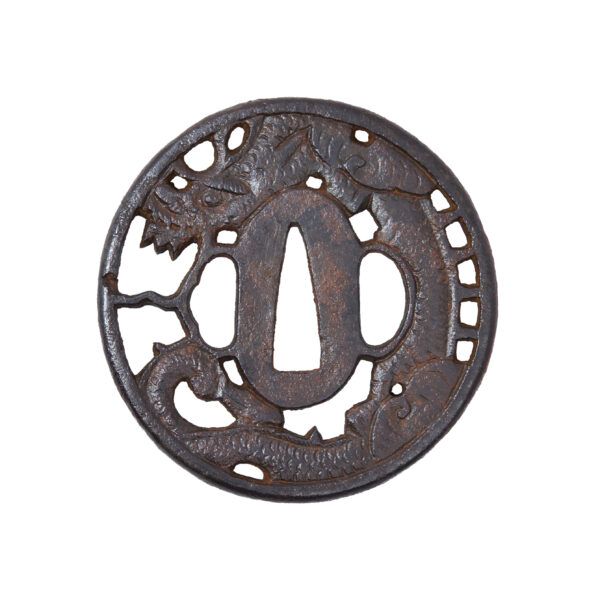 Antique Tsuba for Samurai Sword (T-792) - Image 4