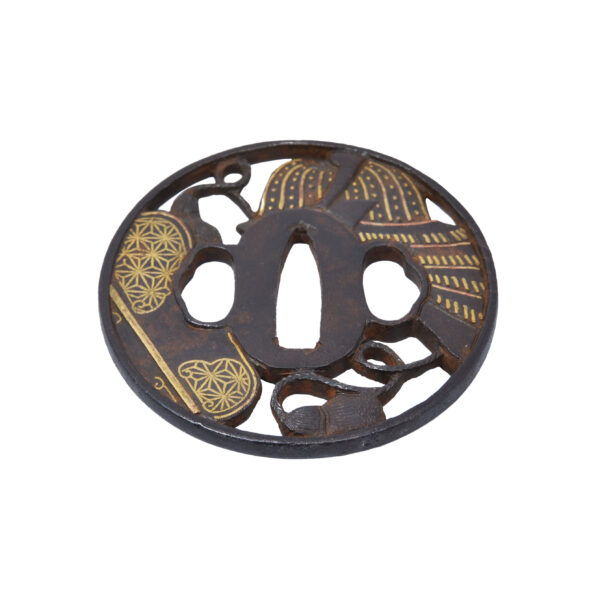 Antique Tsuba for Samurai Sword (T-786) - Image 5