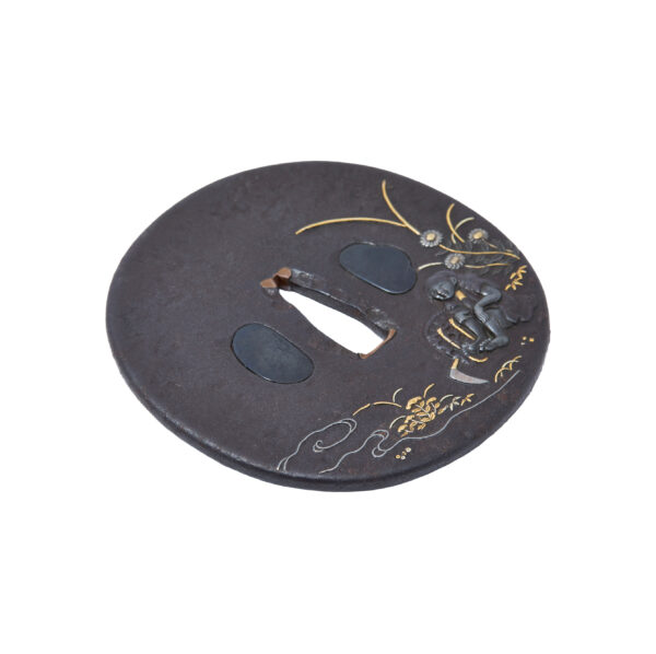 Antique Tsuba for Samurai Sword (T-789) - Image 6