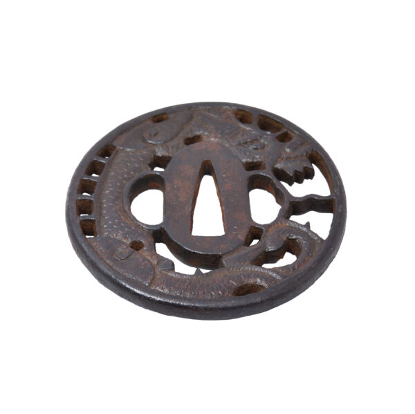 Antique Tsuba for Samurai Sword (T-792) - Image 5