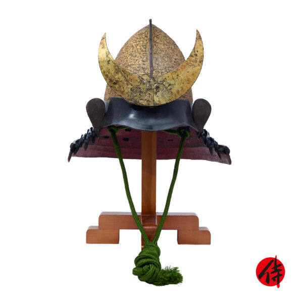 Antique Samurai Helmet <br>Mid Edo Period Tetsukin Tatakinuri Momo-nari Kabuto with <span style="color: #ff0000;"><strong>Kicho</strong></span> Shiryo Certificate</span></strong> (KT-53)