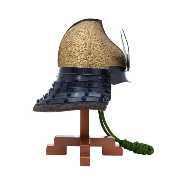 Antique Samurai Helmet <br>Mid Edo Period Tetsukin Tatakinuri Momo-nari Kabuto with <span style="color: #ff0000;"><strong>Kicho</strong></span> Shiryo Certificate</span></strong> (KT-53) - Image 5
