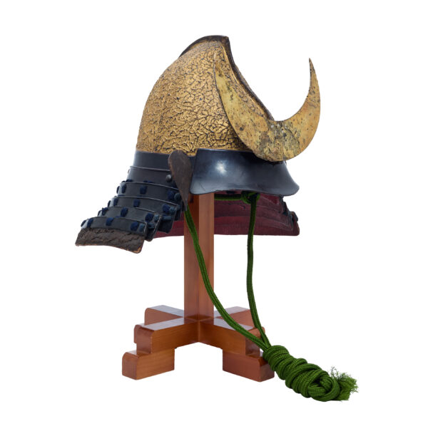Antique Samurai Helmet <br>Mid Edo Period Tetsukin Tatakinuri Momo-nari Kabuto with <span style="color: #ff0000;"><strong>Kicho</strong></span> Shiryo Certificate</span></strong> (KT-53) - Image 6