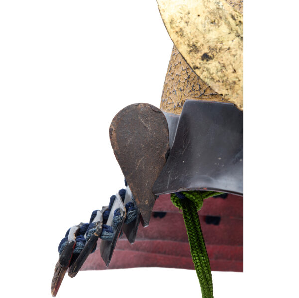 Antique Samurai Helmet <br>Mid Edo Period Tetsukin Tatakinuri Momo-nari Kabuto with <span style="color: #ff0000;"><strong>Kicho</strong></span> Shiryo Certificate</span></strong> (KT-53) - Image 9