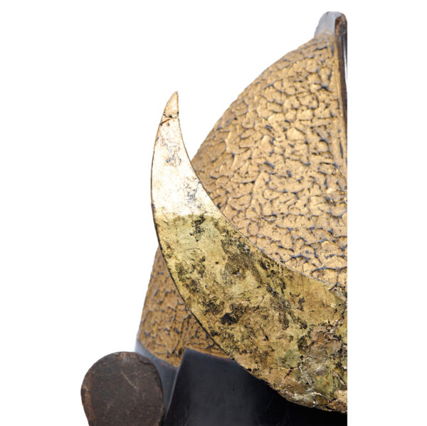 Antique Samurai Helmet <br>Mid Edo Period Tetsukin Tatakinuri Momo-nari Kabuto with <span style="color: #ff0000;"><strong>Kicho</strong></span> Shiryo Certificate</span></strong> (KT-53) - Image 14